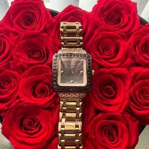 Levian CHOCOLATE and white diamonds Women's Watch